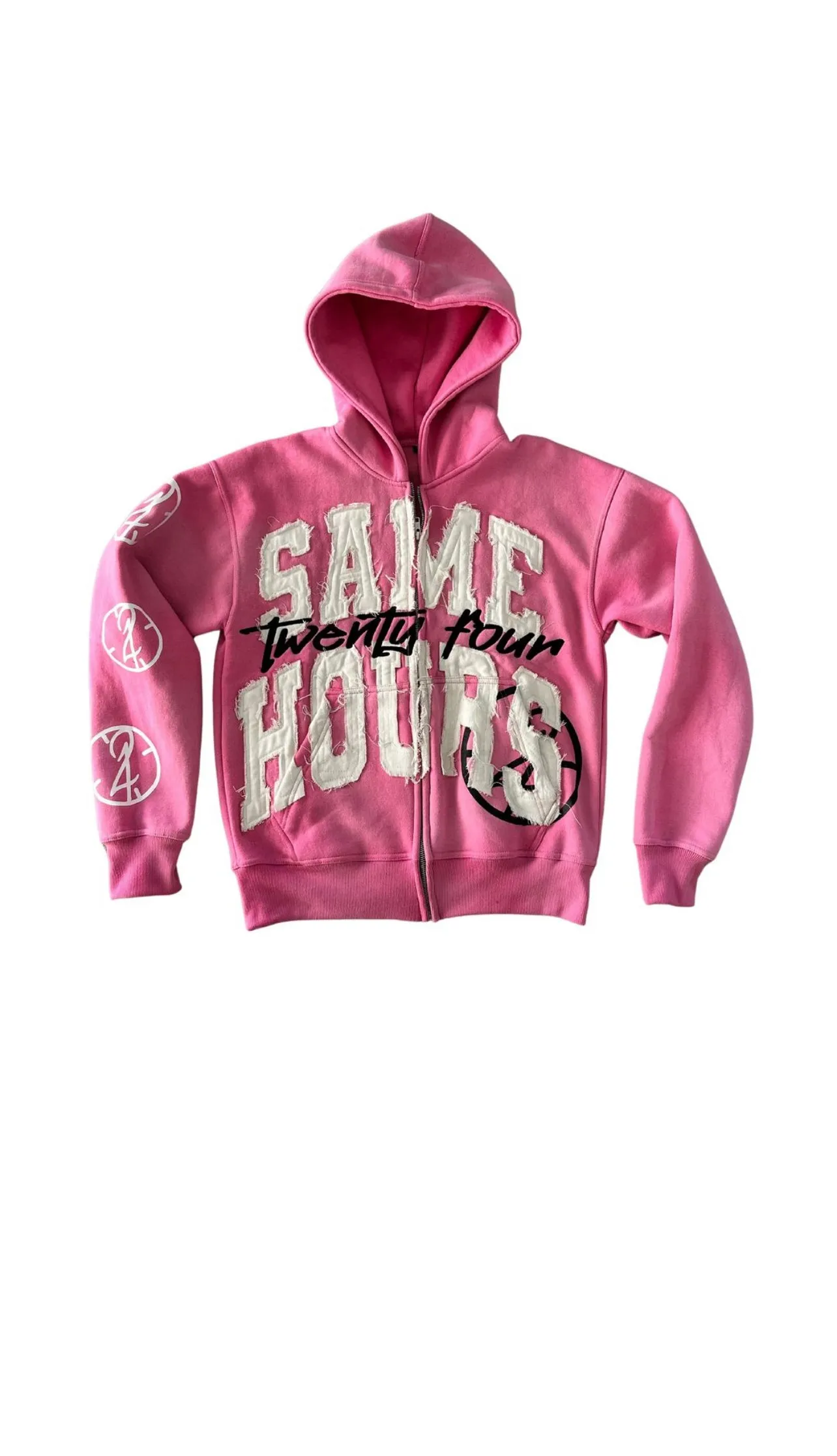 Advbridge Hip-hop Trendy Streetwear Y2K Harajuku American Retro Letter Print Zipper Hoodie Men's Punk Casual Colorful Oversized Sweatshirt