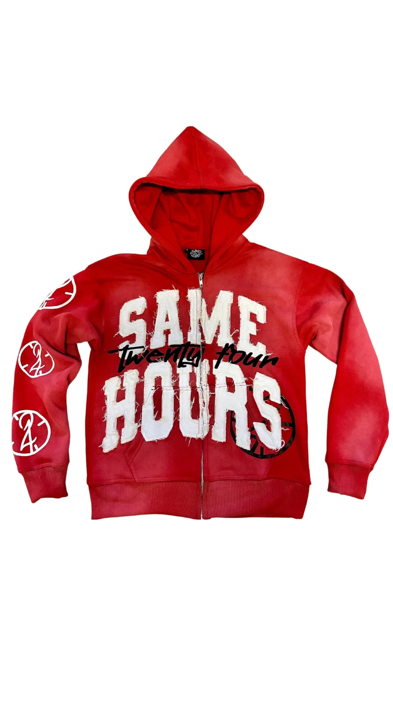 Advbridge Hip-hop Trendy Streetwear Y2K Harajuku American Retro Letter Print Zipper Hoodie Men's Punk Casual Colorful Oversized Sweatshirt