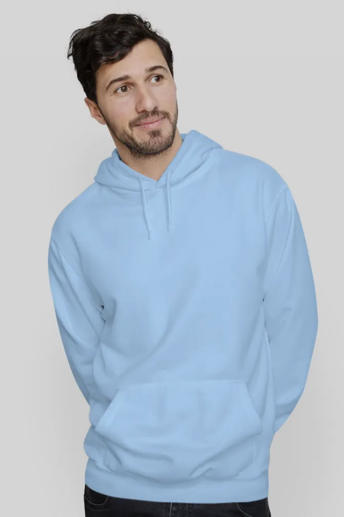 Baby Blue Hoodie for men
