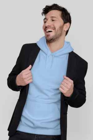 Baby Blue Hoodie for men