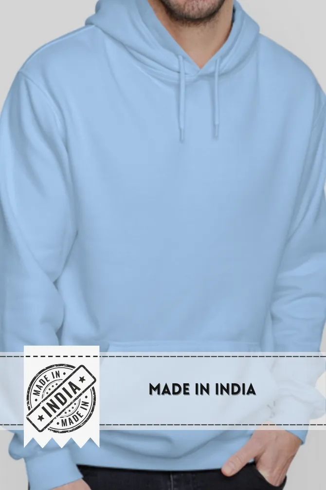 Baby Blue Hoodie for men