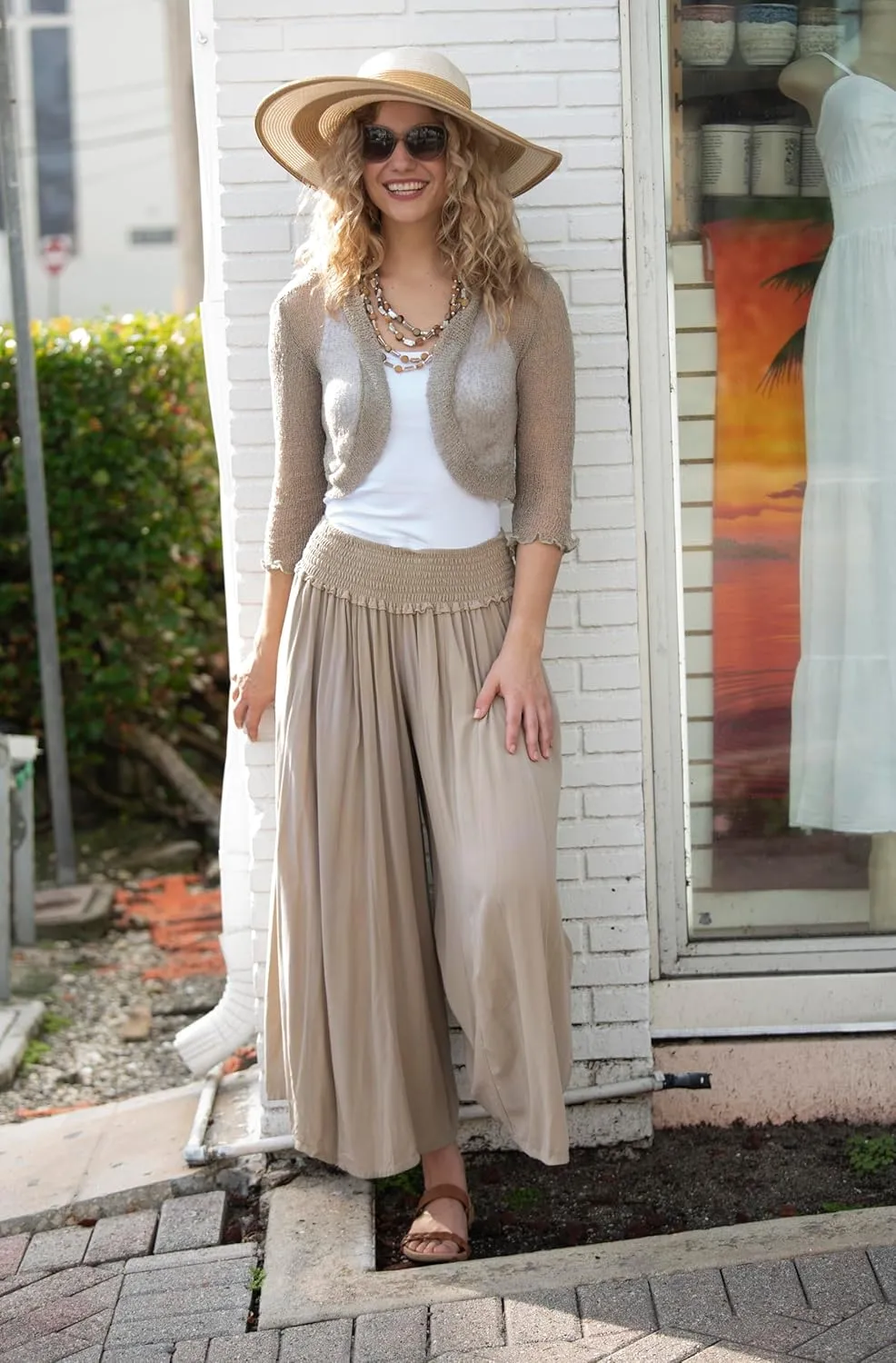 Back From Bali Womens Sheer Shrug Cropped Bolero Jacket Lightweight Knit Cardigan Sweater for Dresses