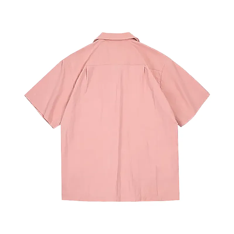 Beach side print classic camp shirt