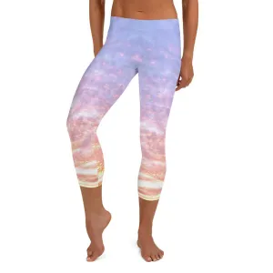 Blush Heaven ~ Capri Leggings