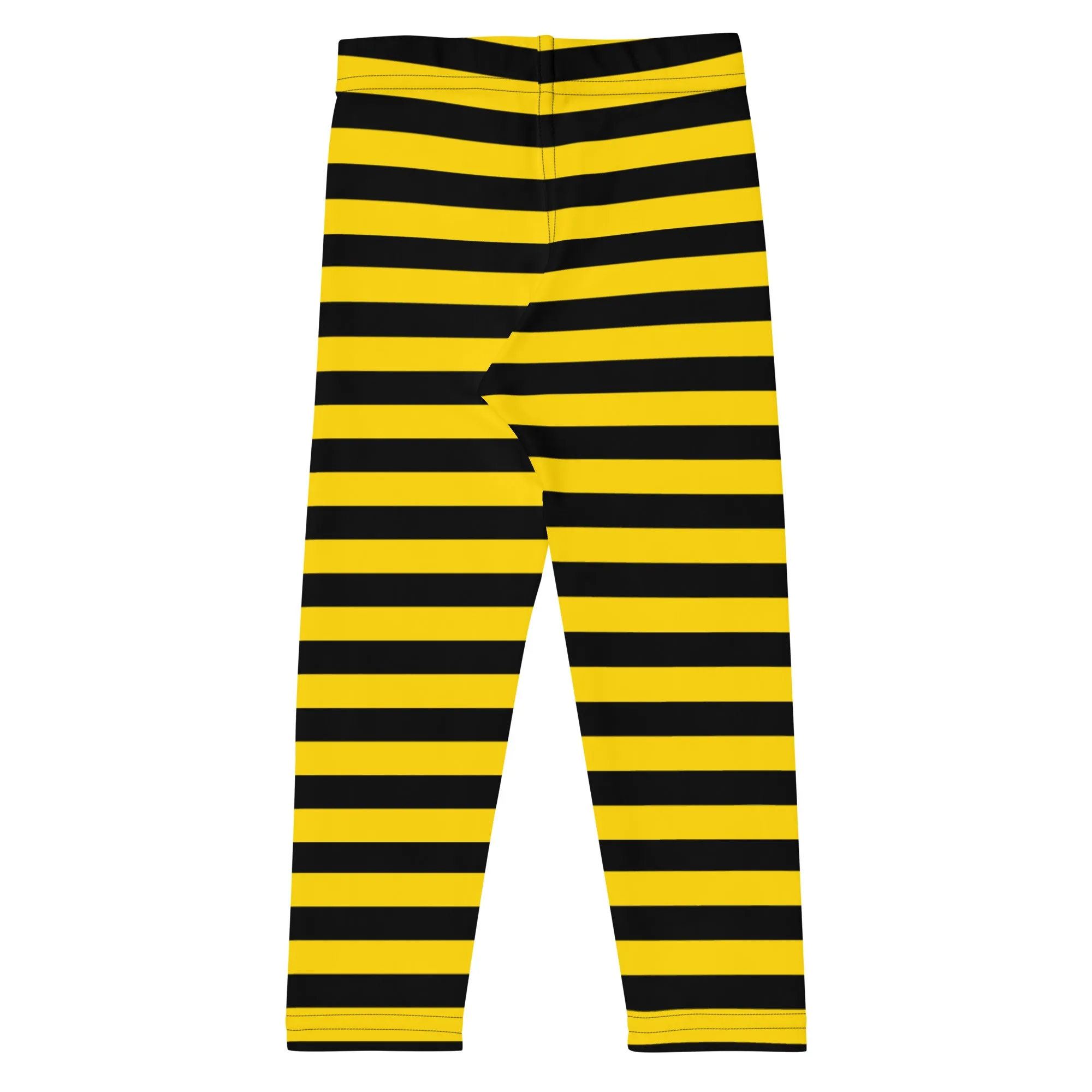 Bumble Bee Leggings/ Bumble Bee Kid's Leggings/ Bumble Bee Theater Cosplay Costume/ Bumble Bee Print Leggings/ Black and Yellow Stripe Costume
