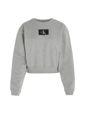 Calvin Klein 1996 Lounge Long Sleeve Sweatshirt - Grey Heather
