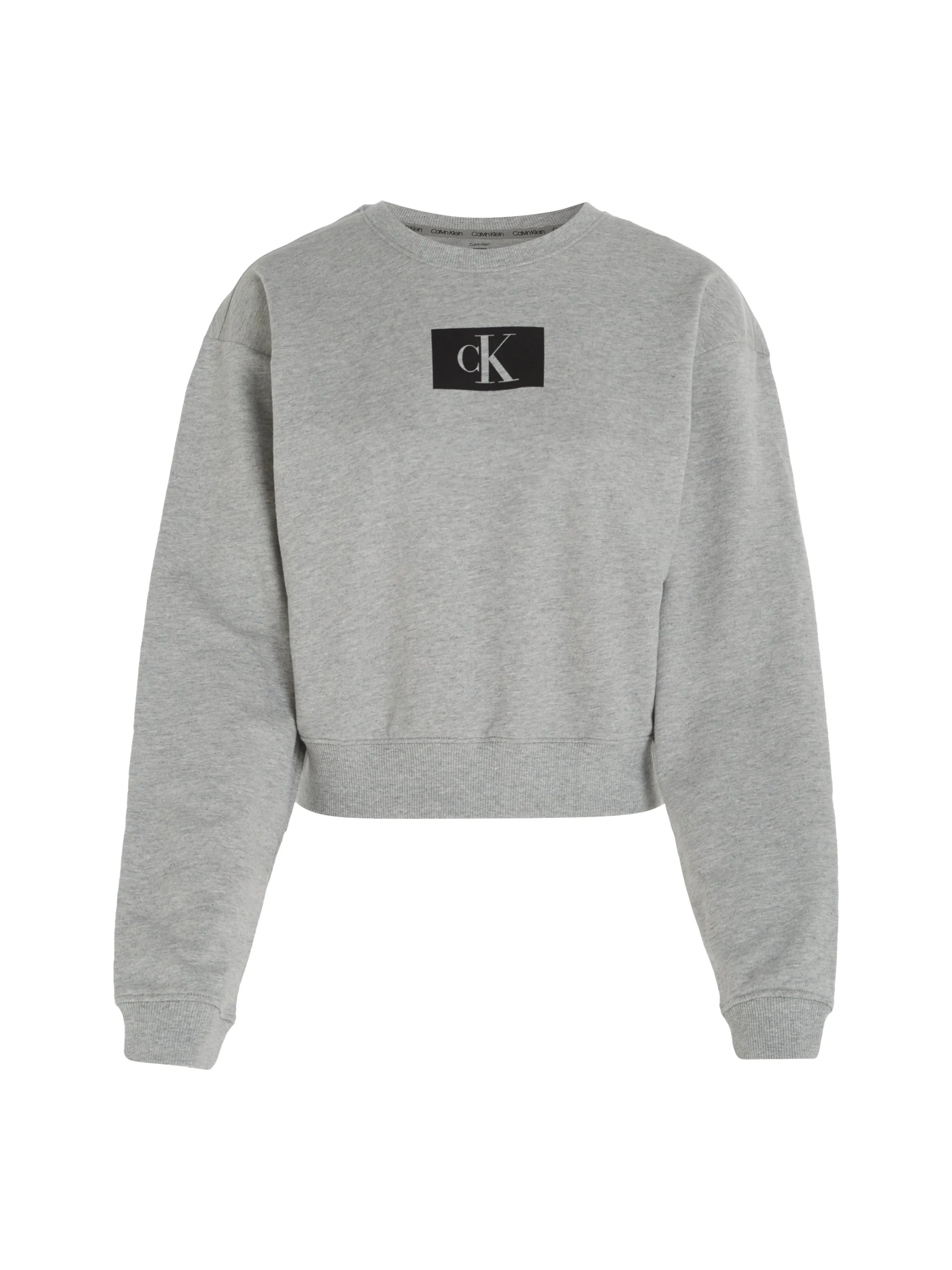 Calvin Klein 1996 Lounge Long Sleeve Sweatshirt - Grey Heather