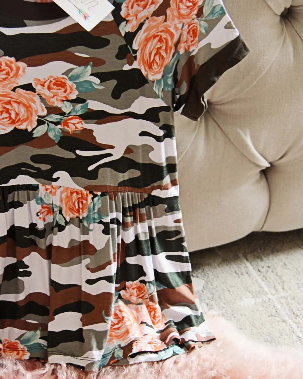 Camo Rose Tee