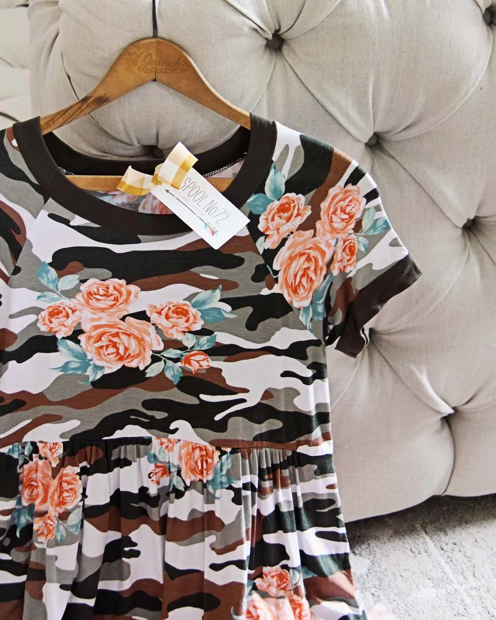 Camo Rose Tee