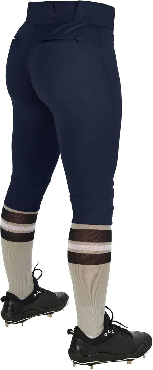 CHAMPRO Girls' Knicker Style Low-Rise Softball Pants