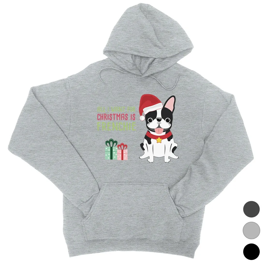 Christmas Frenchie Present Unisex Hoodie