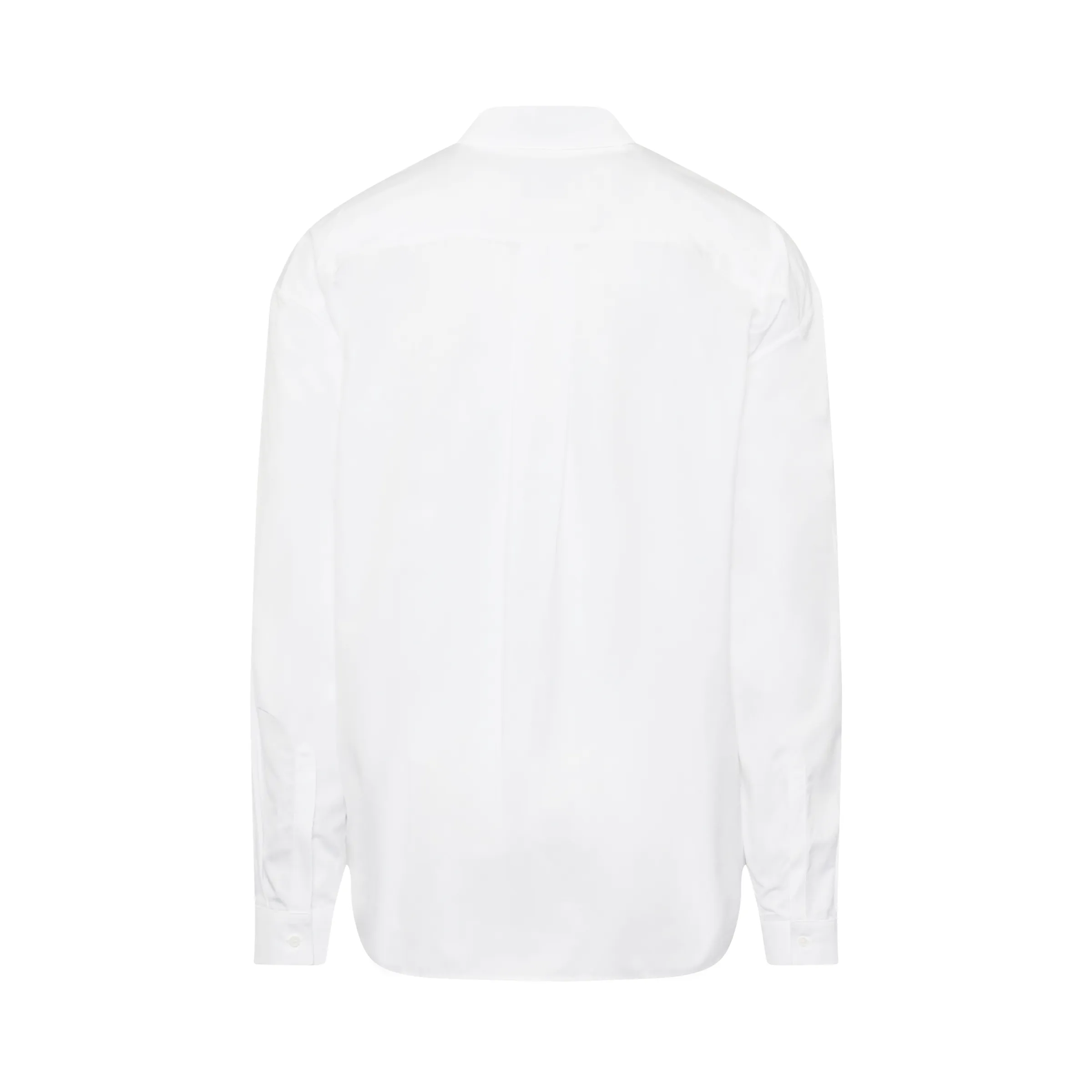 Classic Double Front Shirt in White