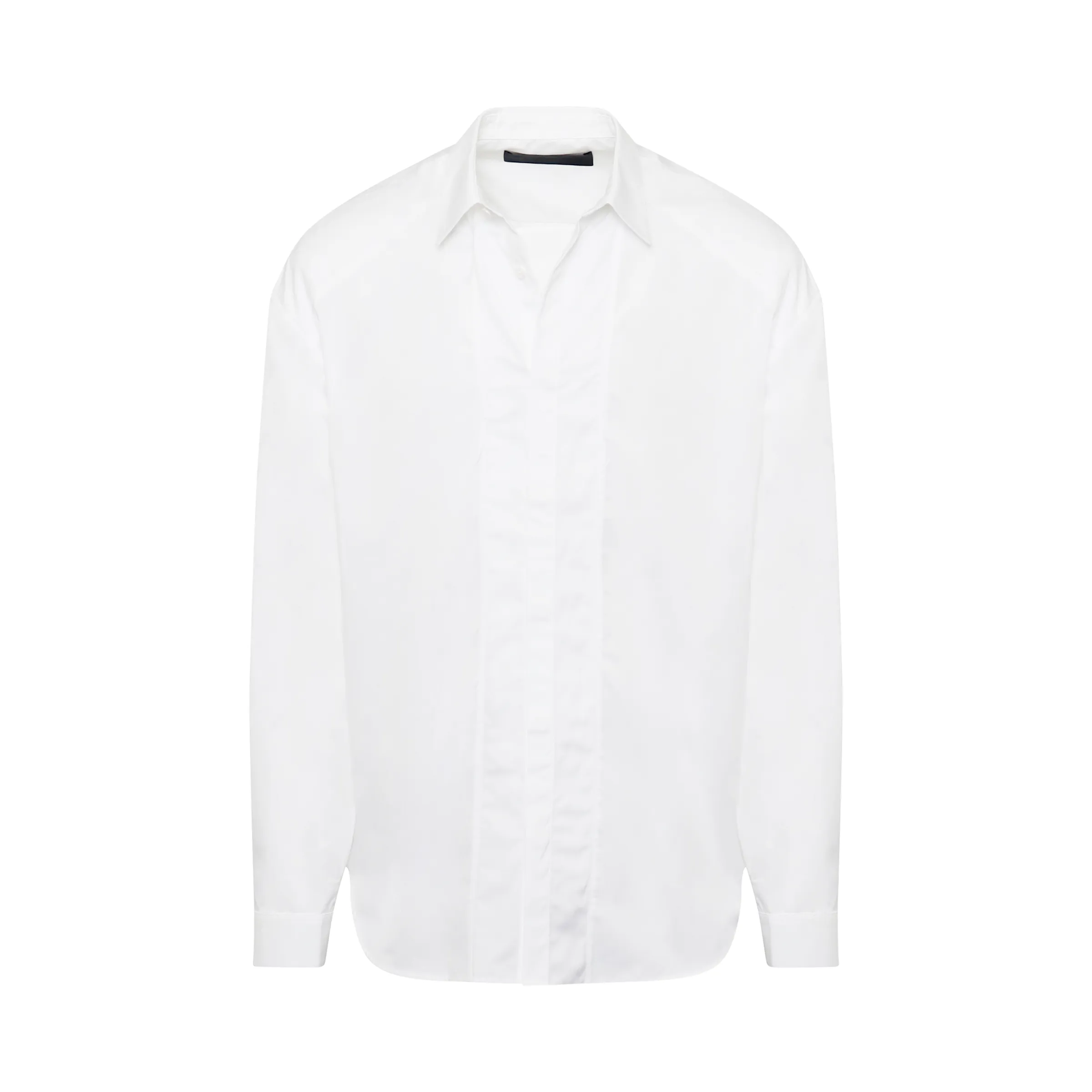 Classic Double Front Shirt in White