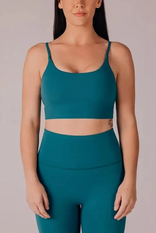 Core Leggings- Lake Green