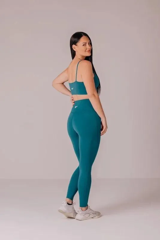 Core Leggings- Lake Green