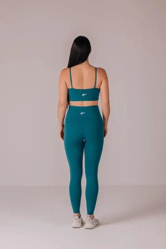 Core Leggings- Lake Green