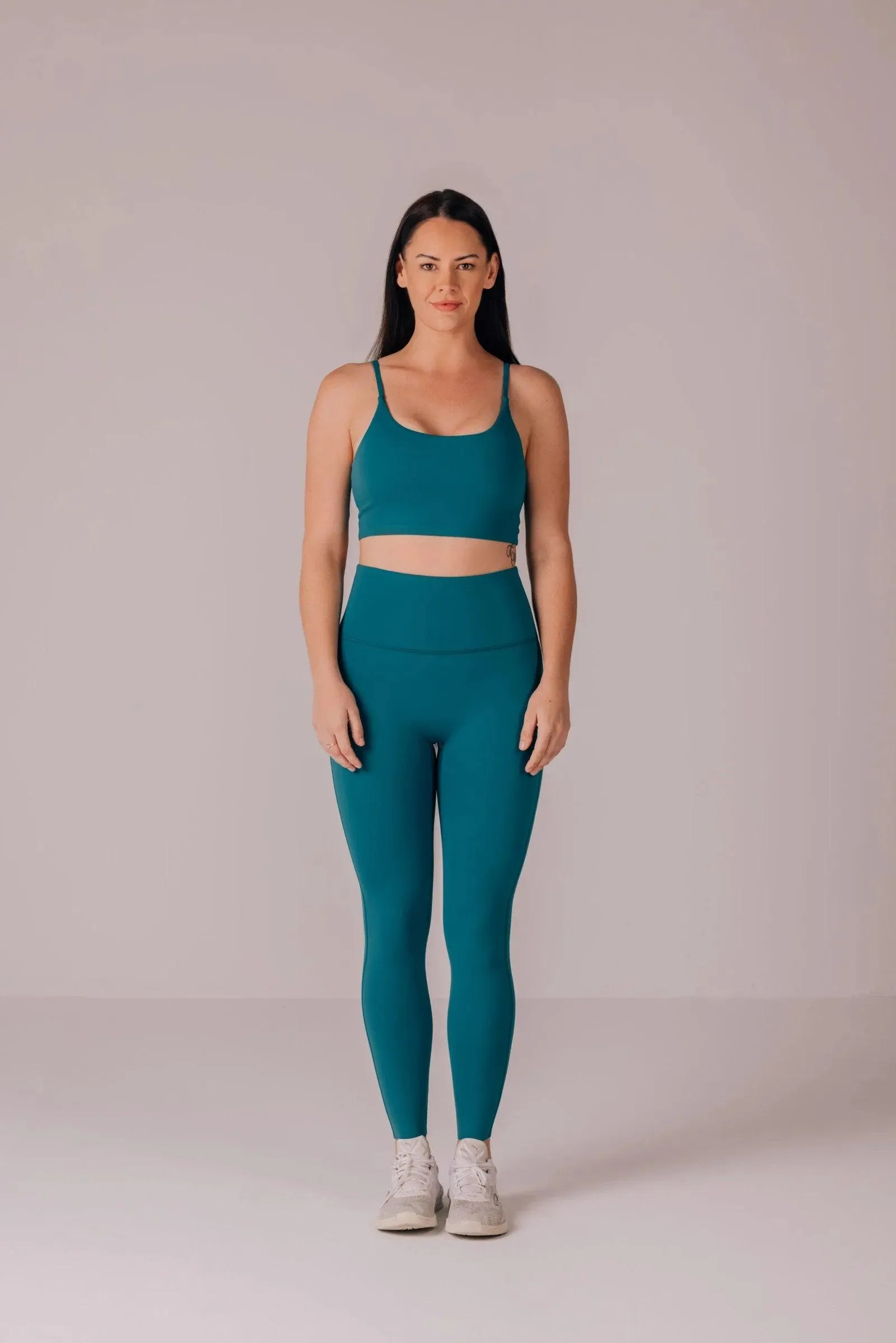 Core Leggings- Lake Green