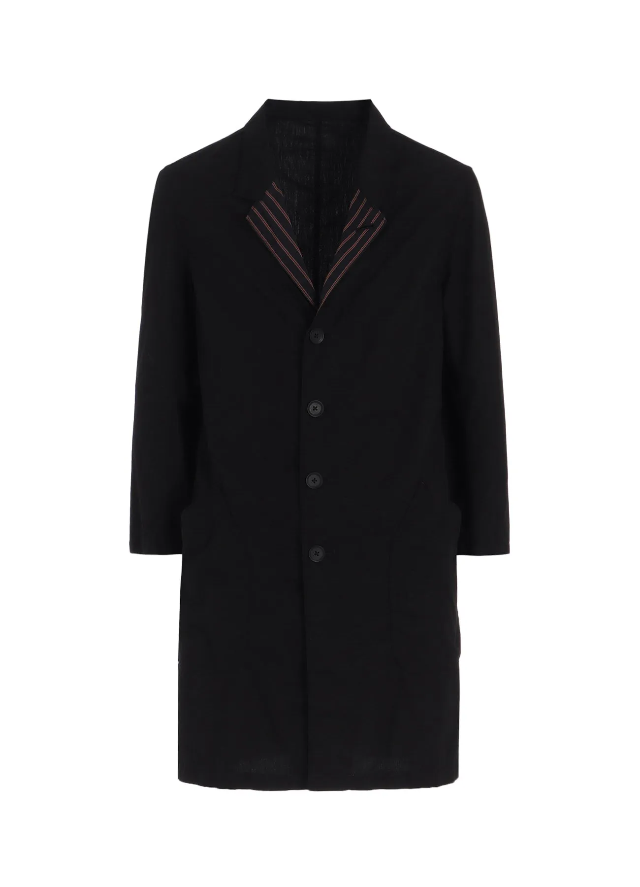 COTTON BROAD   CUPRA STRIPE STRIPE SWITCHING LONG JACKET