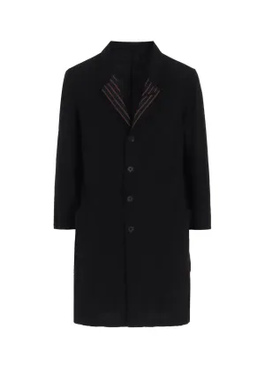 COTTON BROAD   CUPRA STRIPE STRIPE SWITCHING LONG JACKET
