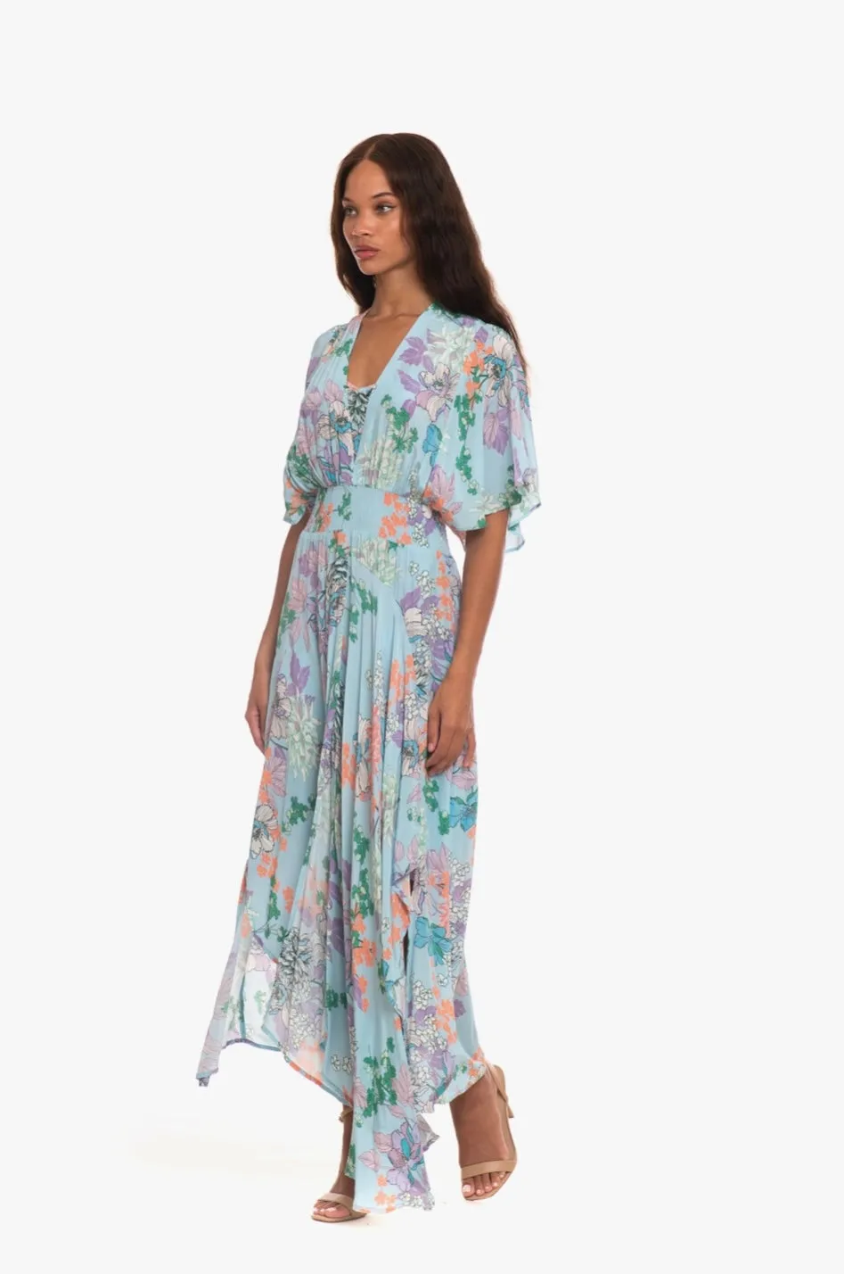 Daphne Smocked Maxi Dress LAST ONE!