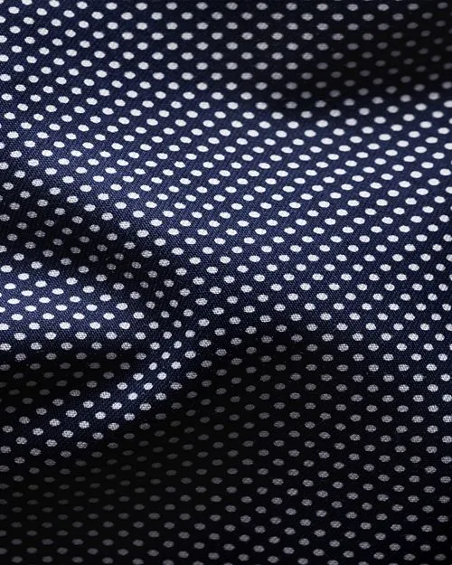 Eton Polka Dot Slim Fit Classic Shirt, Blue