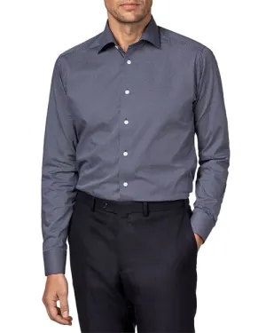 Eton Polka Dot Slim Fit Classic Shirt, Blue