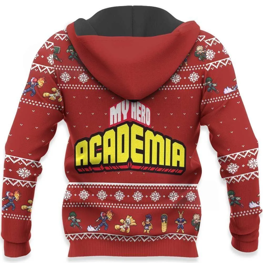 Giftngon - My Hero Academia Ugly Christmas Sweater Anime Custom Xmas Gift VA09 For Kids