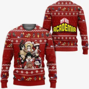 Giftngon - My Hero Academia Ugly Christmas Sweater Anime Custom Xmas Gift VA09 For Kids