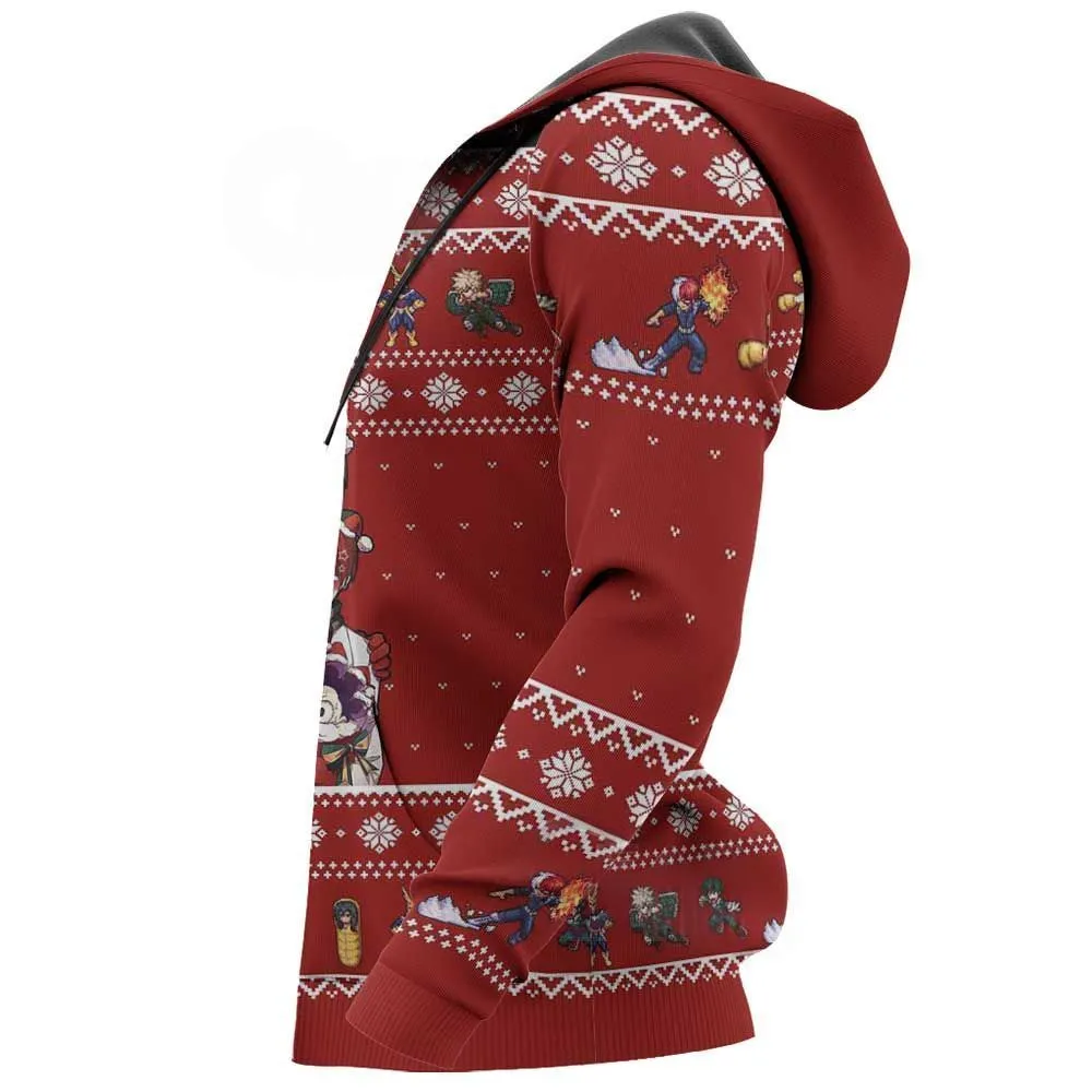Giftngon - My Hero Academia Ugly Christmas Sweater Anime Custom Xmas Gift VA09 For Kids