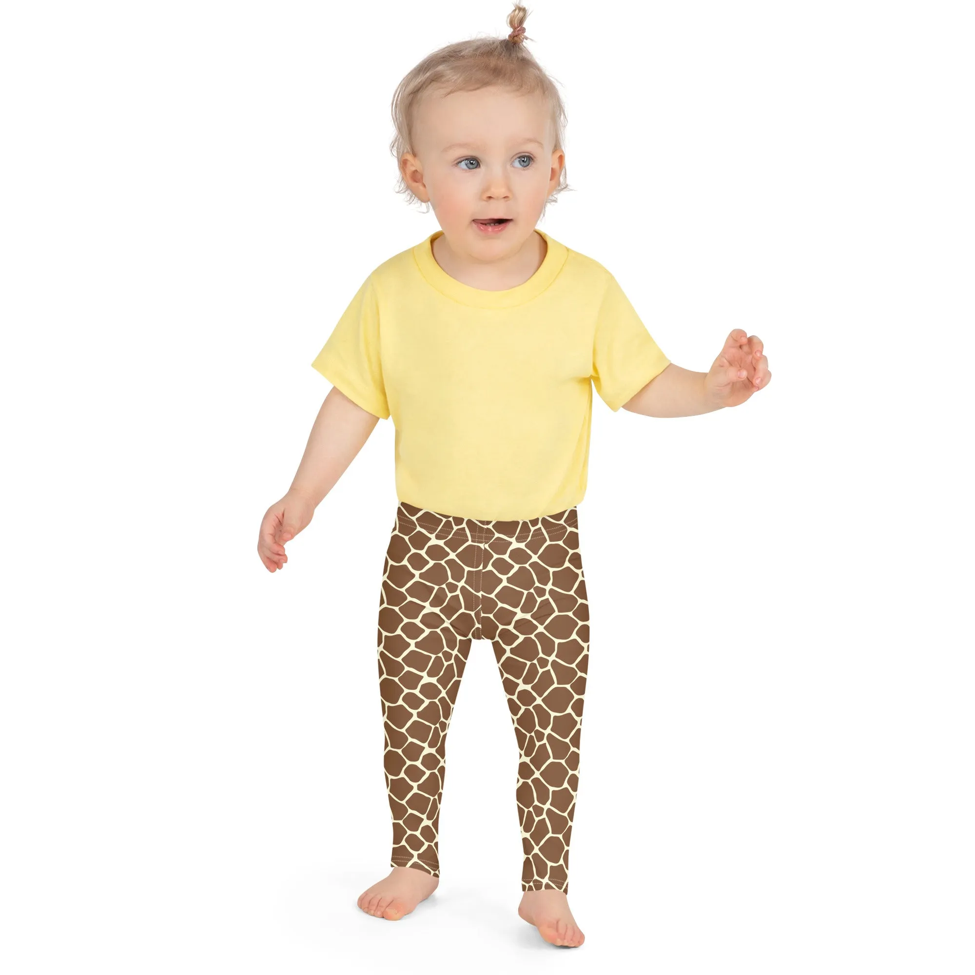 Giraffe Leggings/ Giraffe Kid's Leggings/ Giraffe Theater Cosplay Costume/ Giraffe Print Leggings