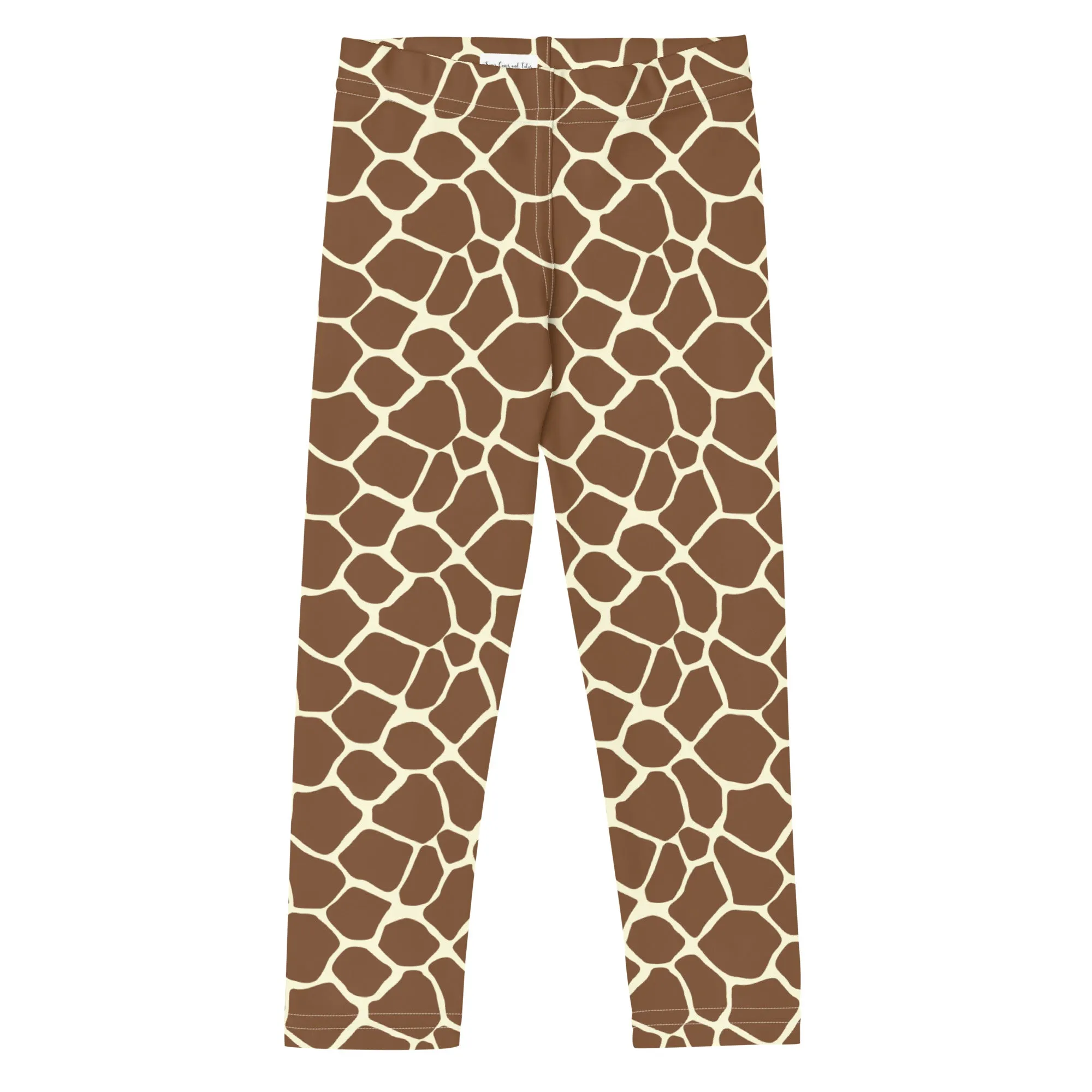 Giraffe Leggings/ Giraffe Kid's Leggings/ Giraffe Theater Cosplay Costume/ Giraffe Print Leggings