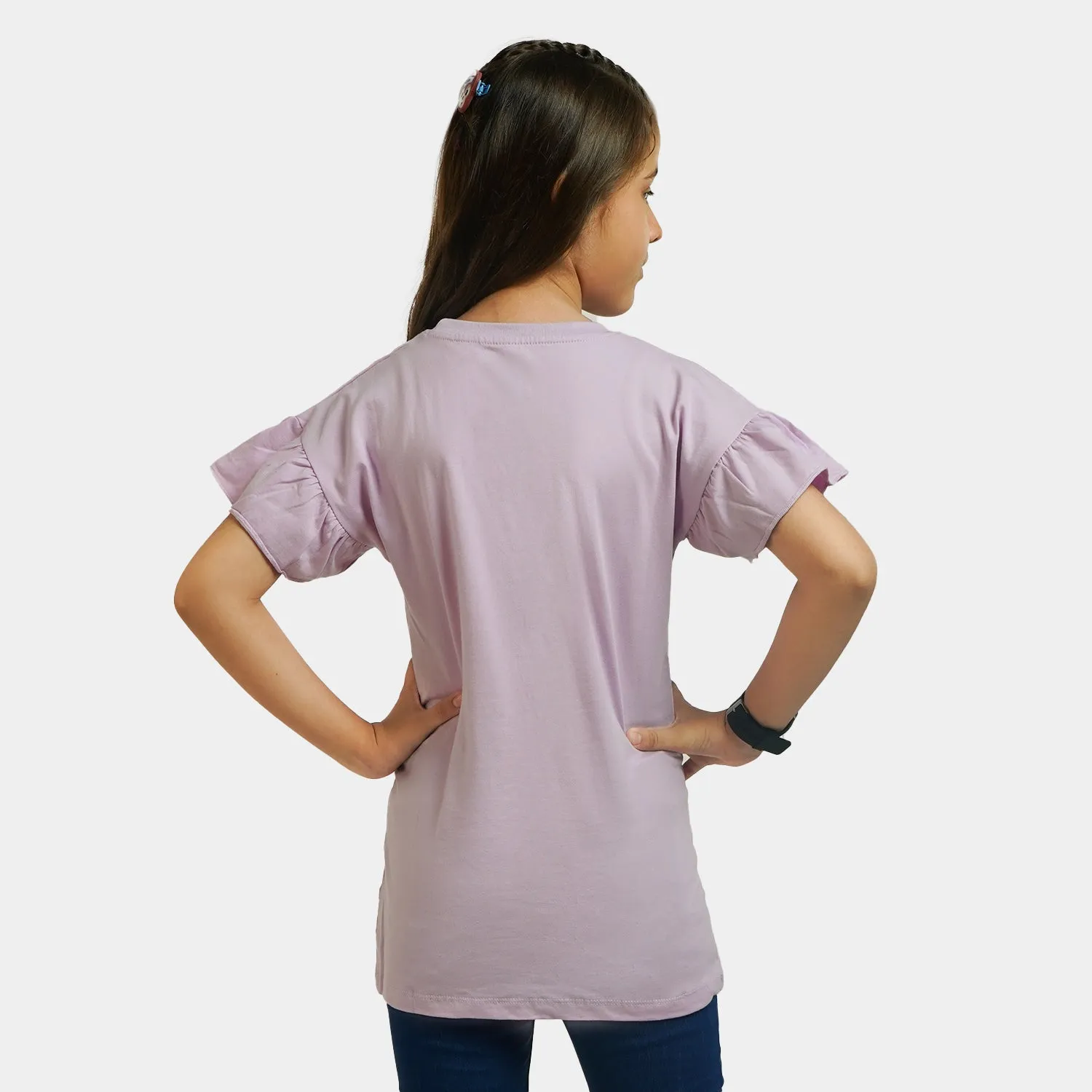 Girls T-Shirt H/S Candy Booth  - Orchid Bou