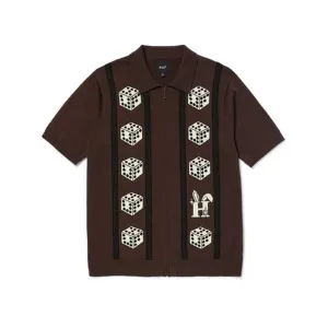 Huf x Freddie Gibbs Zip Sweater - Coffee