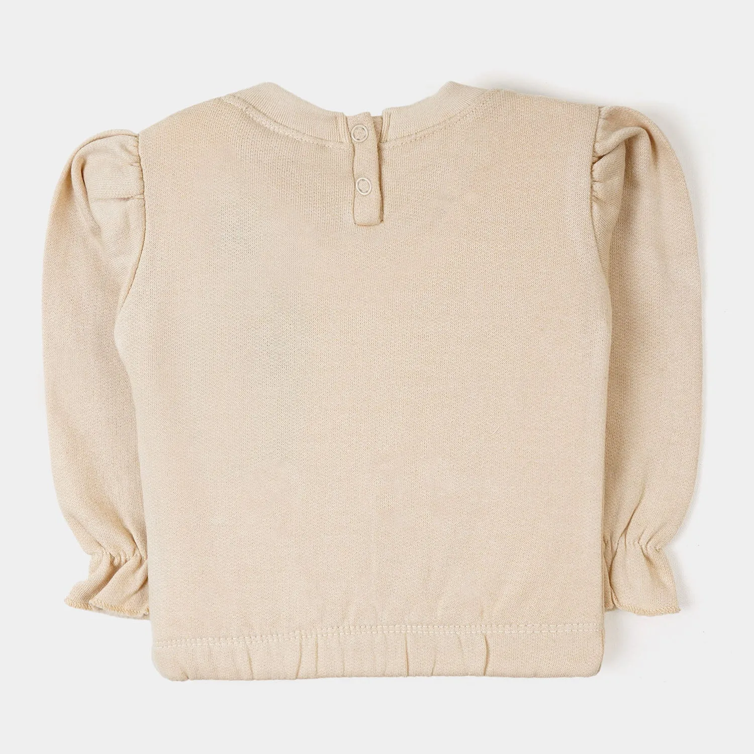 Infant Girls Sweatshirt Save The Forest-Beige