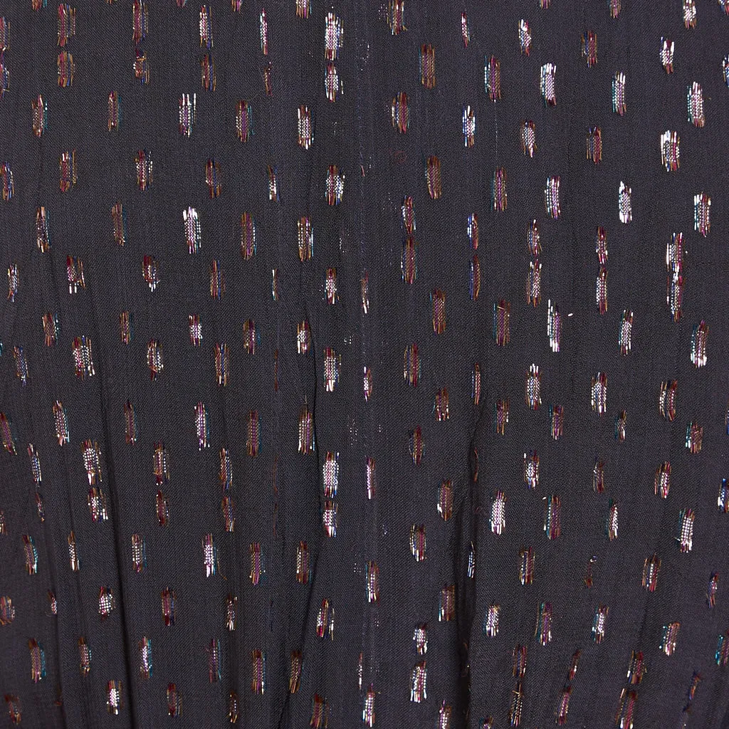 Ink Metallic Lurex Tie It up Springfield Dress