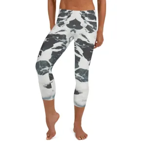 Ivory Oceans ~ Capri Leggings