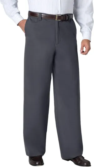 KingSize Men's Big & Tall Tall Wide Leg Wrinkle Free Expandable Waist Pant