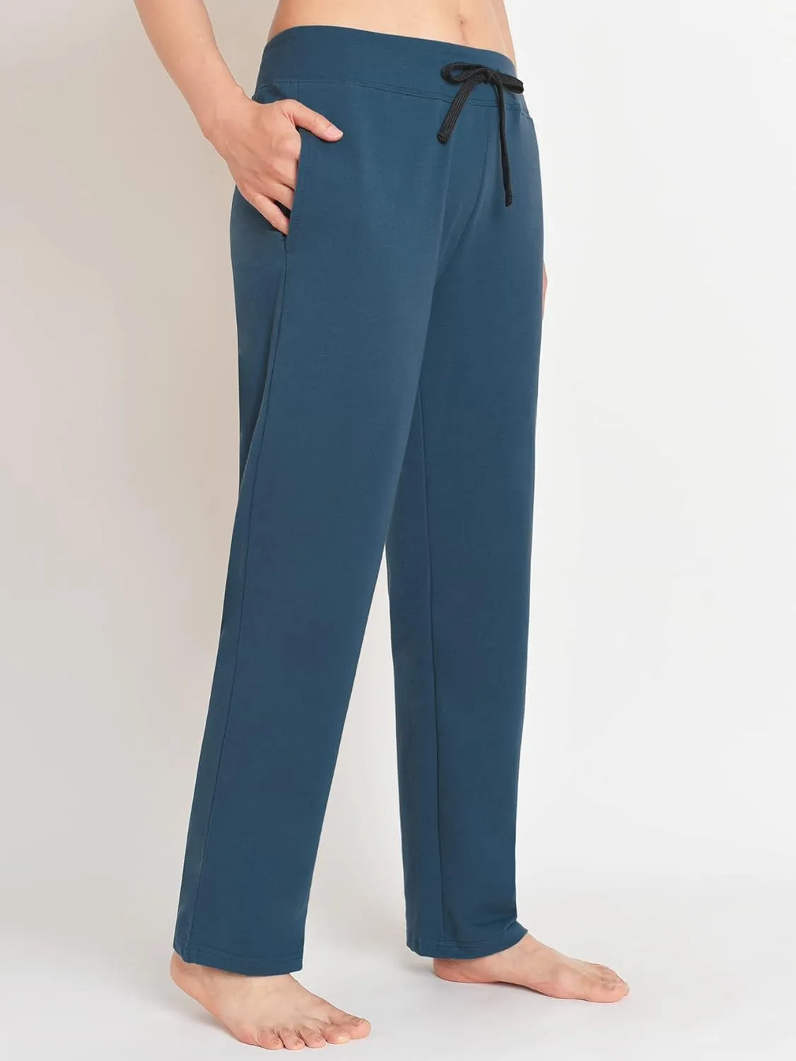Latuza Women's Petite Cotton Lounge Pants with Pockets