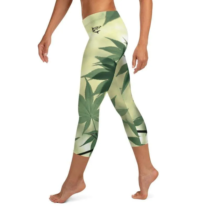 Legalize Leaf ~ Capri Leggings