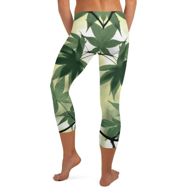 Legalize Leaf ~ Capri Leggings
