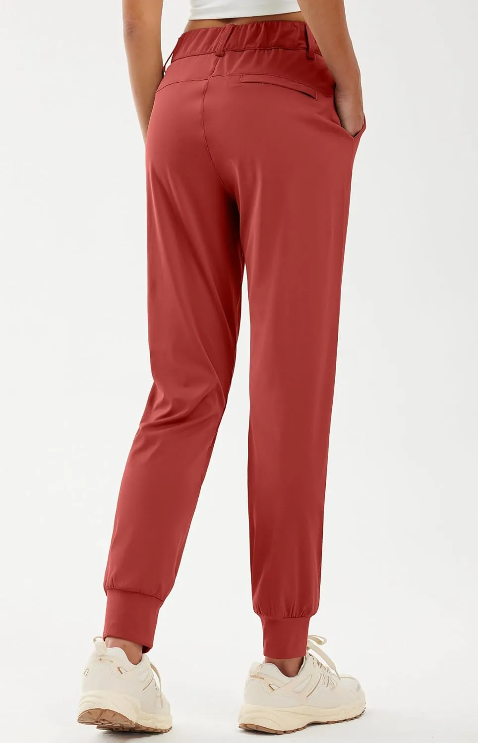 Libin Women's 4-Way Stretch Golf Joggers Pants with Pockets, Tapered Athletic Running Sweatpants, Work Dress Casual Slacks