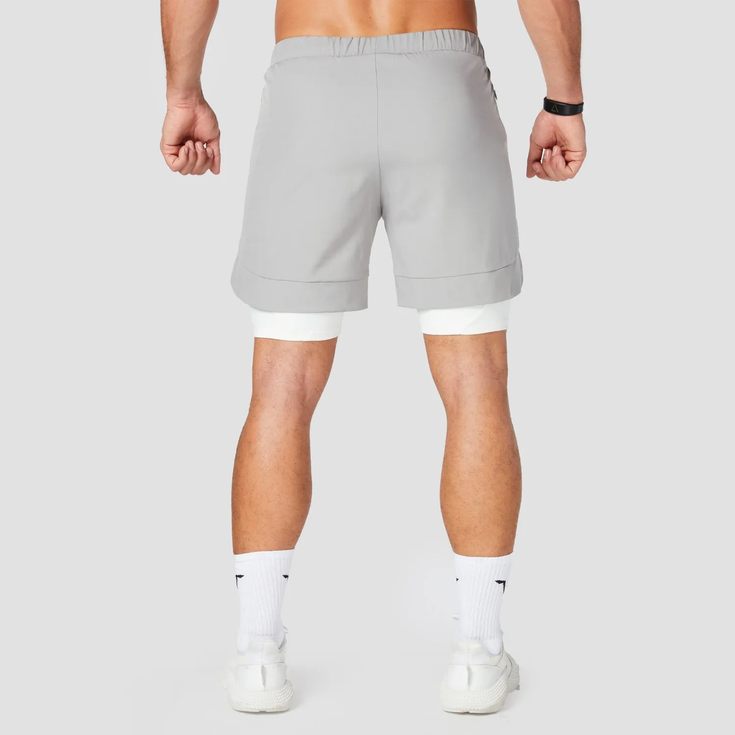 Limitless 2-in-1 Shorts - Light Grey