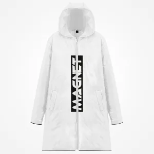 Magnet Long haul Cotton-pad Zipper-up Hoodie