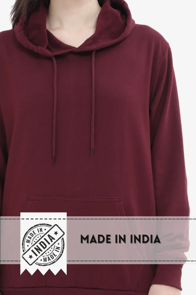 Maroon Hoodie for women
