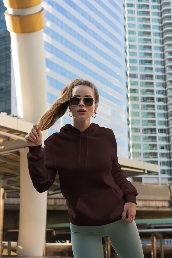 Maroon Hoodie for women