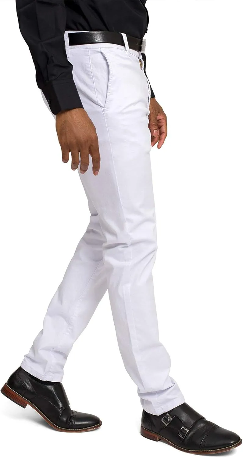 Men's Basic Casual Slim Fit Stretch Chino Pants