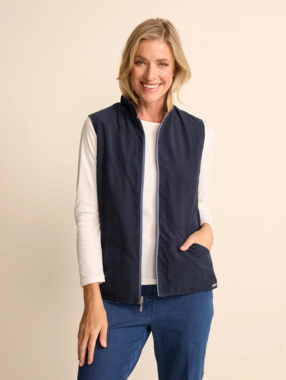 Microfibre Reversible Vest