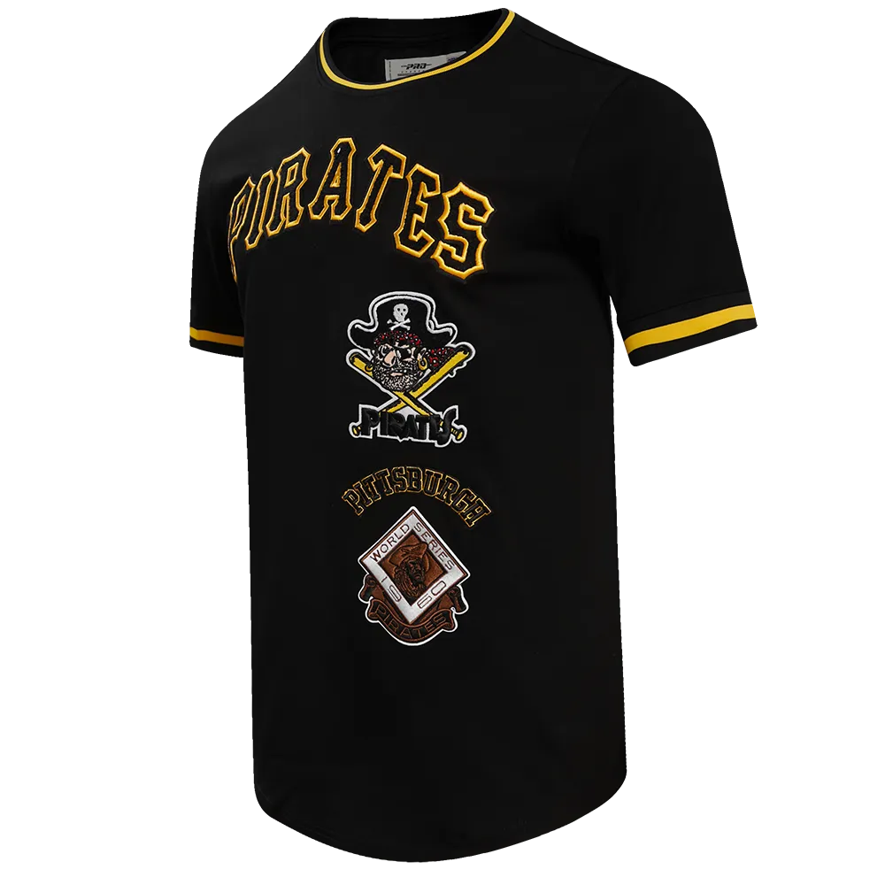 MLB PITTSBURGH PIRATES RETRO CLASSIC MEN'S TOP (BLACK/YELLOW)