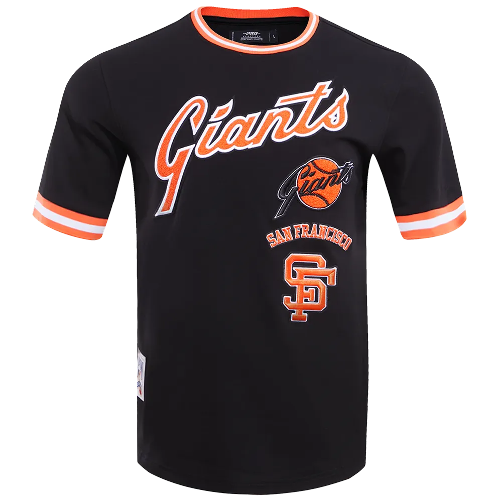 MLB SAN FRANCISCO GIANTS RETRO CLASSIC MEN'S TOP (BLACK/ORANGE)