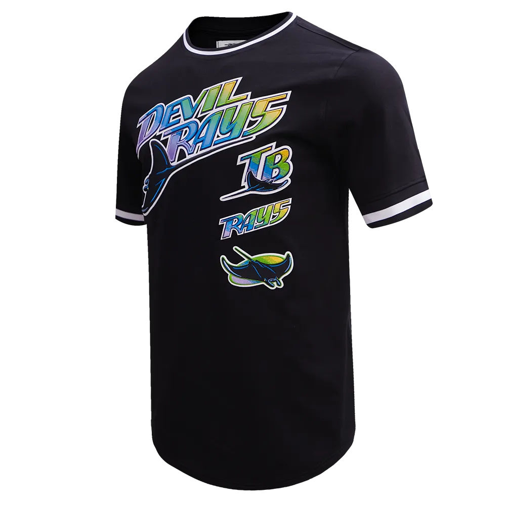 MLB TAMPA DEVIL RAYS RETRO CLASSIC MEN'S TOP (BLACK)